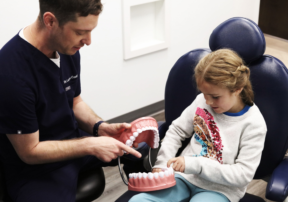 dr. castillo talking to a patient